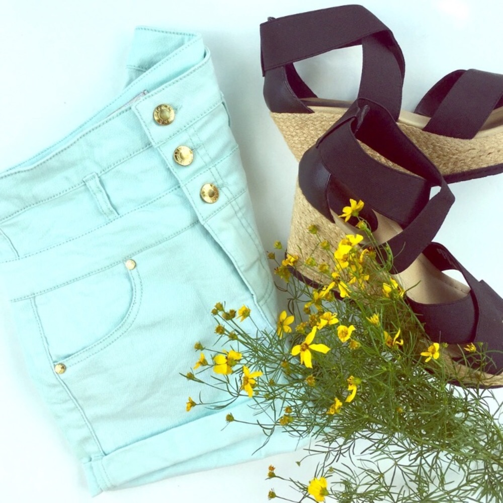 Arden B High-waisted Denim Shorts | Sz 4